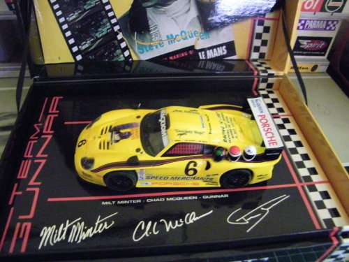 Scalextric Fly Porsche 911 GT1 Evo #6 Daytona 2003 (SM4) Steve McQueen 1/32 scale slot car