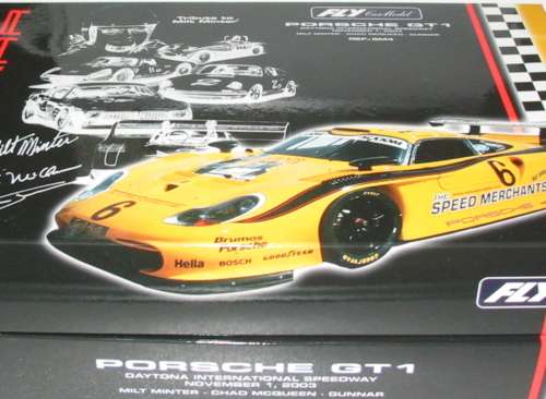 Scalextric Fly Porsche 911 GT1 Evo #6 Daytona 2003 (SM4) Steve McQueen 1/32 scale slot car