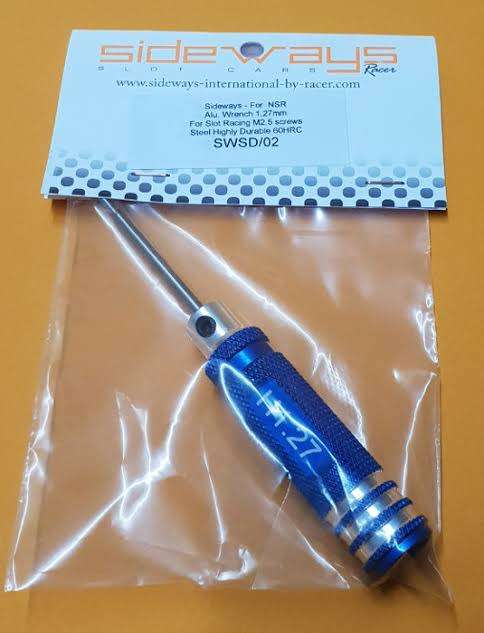 Scalextric SIDEWAYS ALLEN KEY SWSD/02  1.27mm M2.5 Aluminium SWSD/02 BRAND NEW 1/32 slot car motor