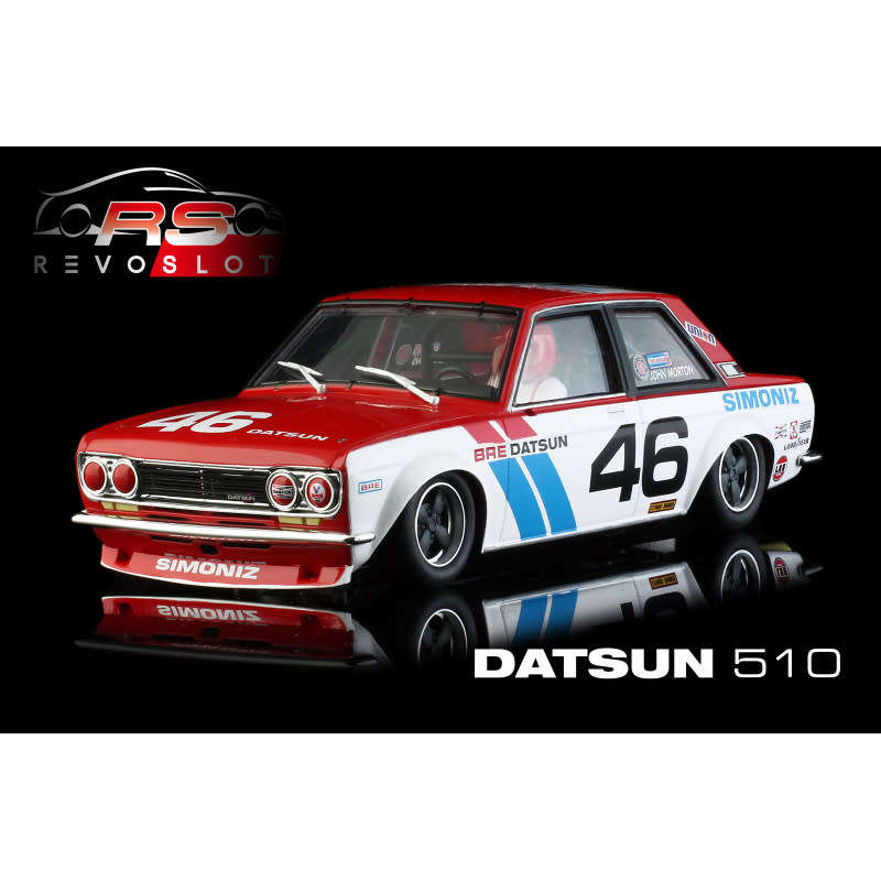 Scalextric RevoSlot Datsun 510 BRE SCCA Trans-Am 1972 No.46 RS0201 1/32 slot ca