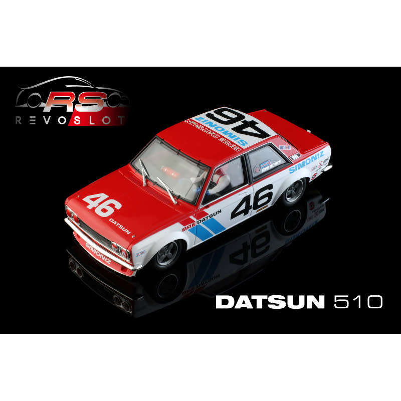 Scalextric RevoSlot Datsun 510 BRE SCCA Trans-Am 1972 No.46 RS0201 1/32 slot ca