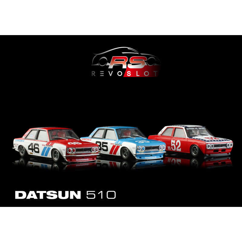 Scalextric RevoSlot Datsun 510 BRE SCCA Trans-Am 1972 No.46 RS0201 1/32 slot ca