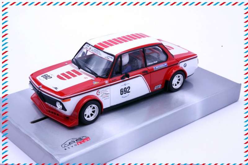 Scalextric RevoSlot BMW 2002ti Bruno Hugli #692 RS0176 1/32 slot ca