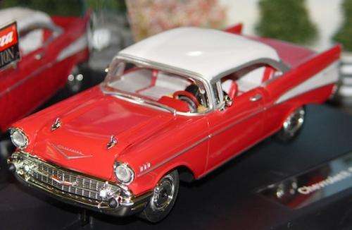 CARRERA SCALEXTRIC CHEVROLET BEL AIR '57 RED STREET VERSION NEW SLOT CAR