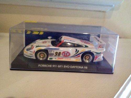Scalextric FLY PORSCHE GT1 EVO LE MANS DAYTONA 98 STP WHITE RARE BRAND NEW NO RESERVE 1/32 SLOT CAR