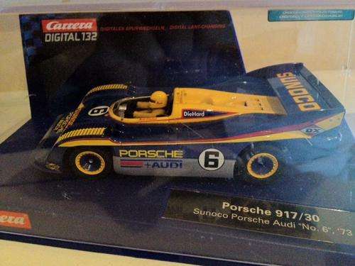 Scalextric CARRERA PORSCHE AUDI 917/30 CAN AM BLUE SUNOCO RARE BRAND NEW NO RESERVE 1/32 SLOT CAR