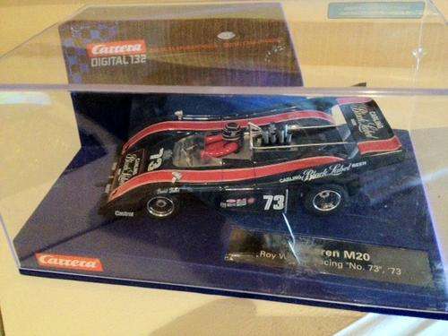 Scalextric CARRERA MCLAREN M20 CAN AM 1973 BLACK RARE BRAND NEW NO RESERVE 1/32 SLOT CAR