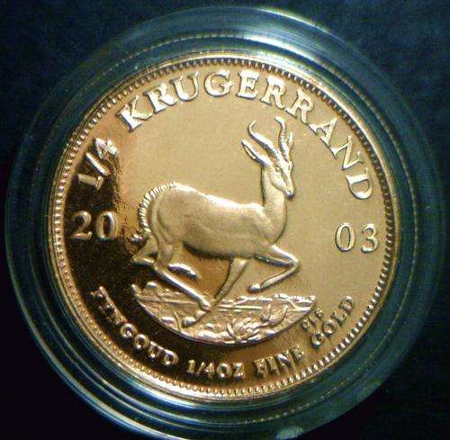 2003 1/4 OUNCE KRUGERRAND Ultra Cameo Proof-Stunning # R1 START!!!