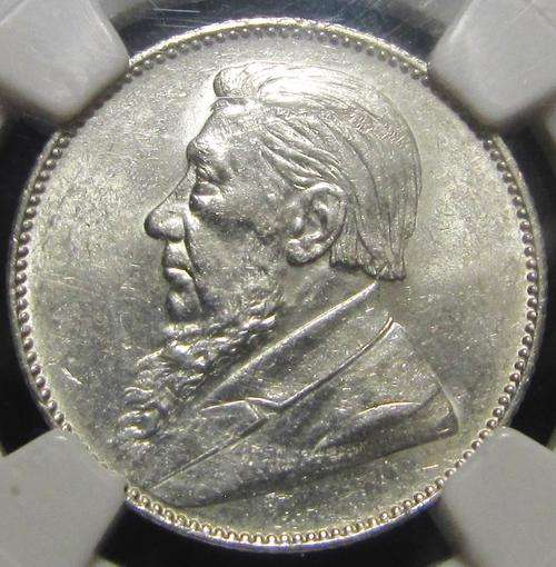 1897 Shilling NGC Graded AU55-Bright and Lustrous