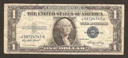 USA 1 Dollar 1935E P.416D2e G+ condition