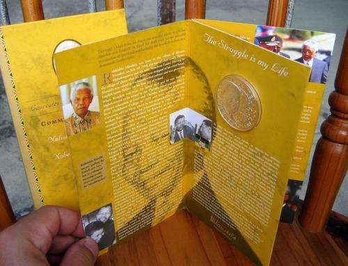 Laureates of the Nobel Peace Prize - Mandela - 1oz silver medallion in folder