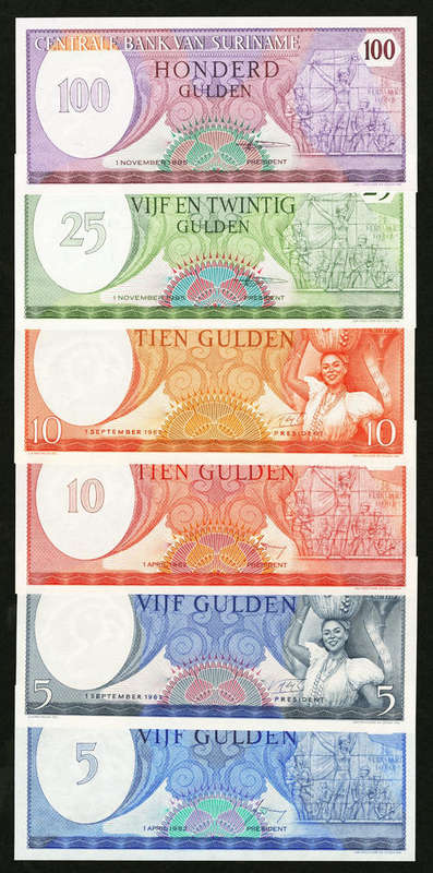 Suriname - Notes from the 1960's & 1980's - see details in listing