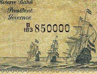 SA 2 Rand (G Rissik 1st issue) 1962, with serial number *850000*