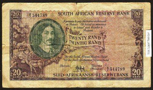 SA 20 Rand (M de Kock 4th issue)1961, E/A, in VG condition