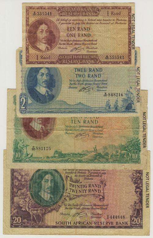1962 Rissik full set with Afrikaans predominance - see details in listing