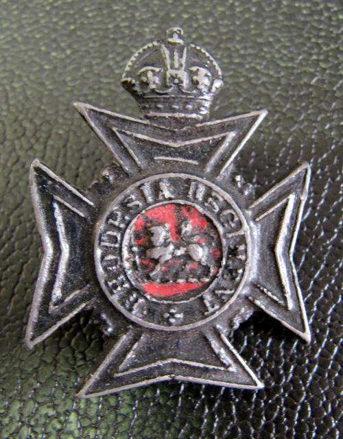 Rhodesia Regiment Badge , two lugs