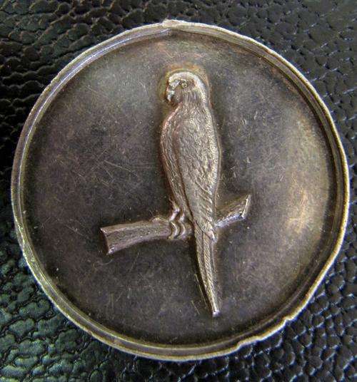 1946 Best Budgerigar STERLING SILVER 925  medal awarded to VH Flack-CRAZY R1 START!!!