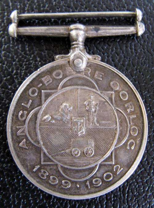 1899-1902 Anglo-Boer War medal, Full size, awarded to Burger DS van der Merwe