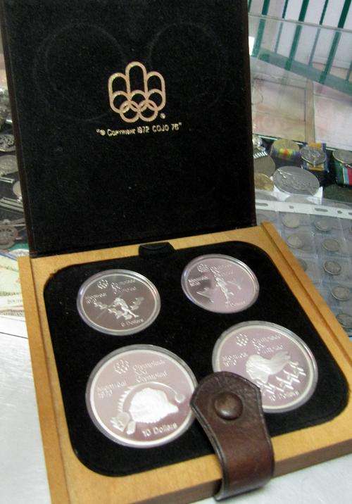 1976 Montreal Olympics Proof Coin Set - 145.8g of Sterling Silver