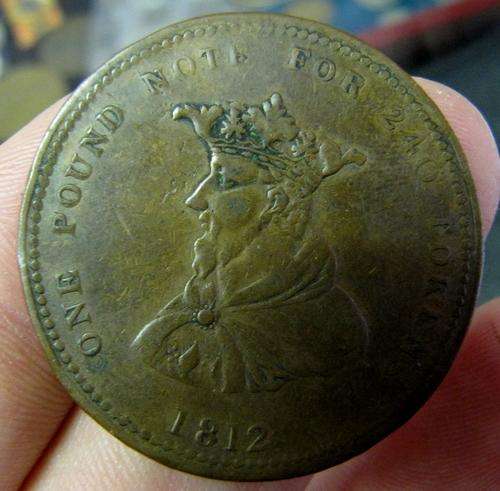 1812 Edward BeeBee, Bilston (John of Gaunt Horseman) Penny token