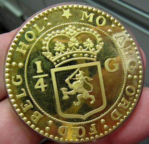 'Our Cape Coin Heritage Collection' - gold plated Sterling Silver Proof coin replica
