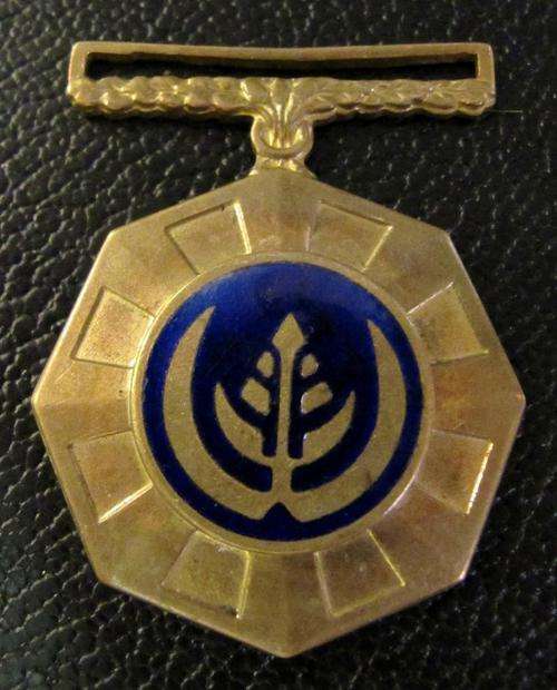 SADF Pro Patria medal, Full size, awarded to 131586 - Fixed suspender