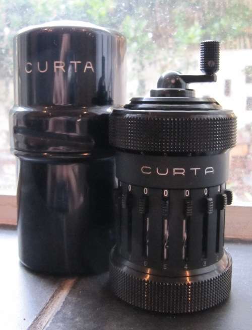 1950 CURTA mechanical calculator, Type I no.9069 - made in Liechtenstein-CRAZY R1 START!!!!!