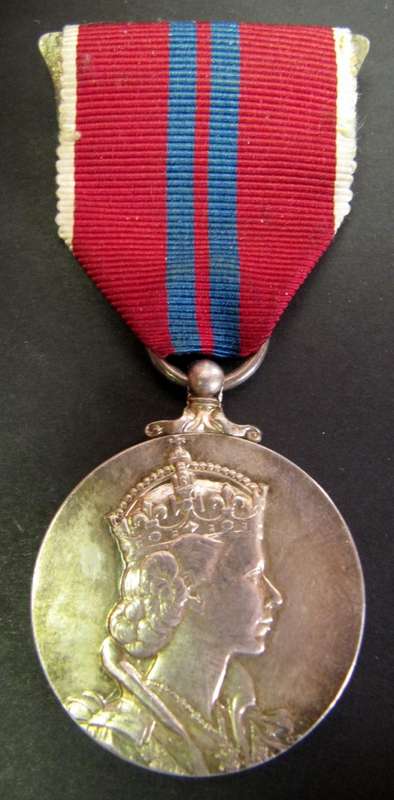 1953 Queen Elizabeth Coronation military medal, Full size