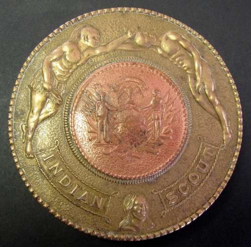 Large G.A.R. Indian Scout Veteran Buckle reproduction by Tiffany & Co., London