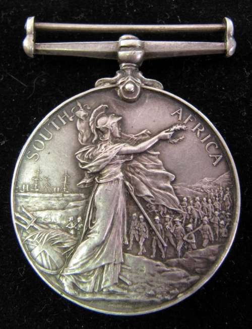 Queen's South Africa(QSA) medal awarded to PTE. W Lawry  STEYTLERVILLE T.G. 92