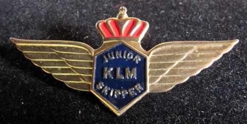 KLM Junior Skipper badge-CRAZY R1 START!!!