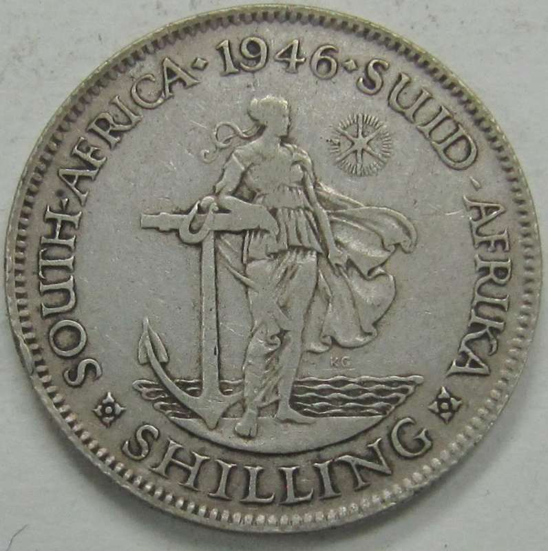 1946 Union of South Africa Shilling