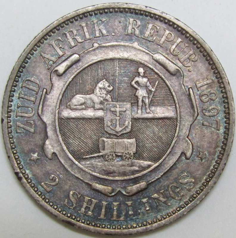1897 ZAR 2 Shillings