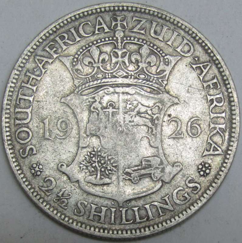 1926 Union of South Africa 2.5 Shillings
