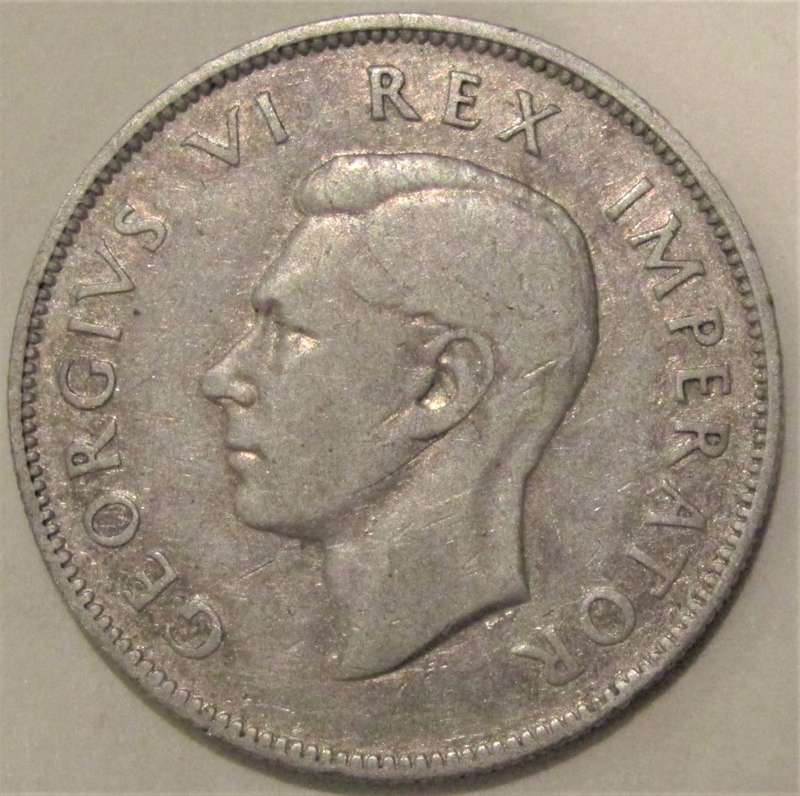 1947 Union of South Africa 2 1/2  Shillings-*Low mintage 3582*