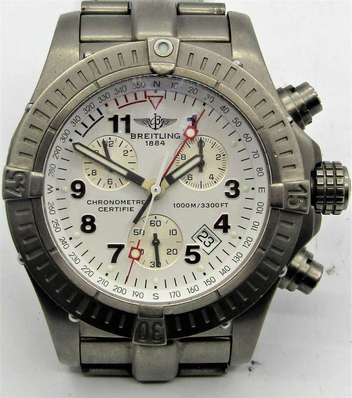 RESERVED FOR JCBRAND Breitling  Avenger Chronograph Titanium-E73360 Circa 2005