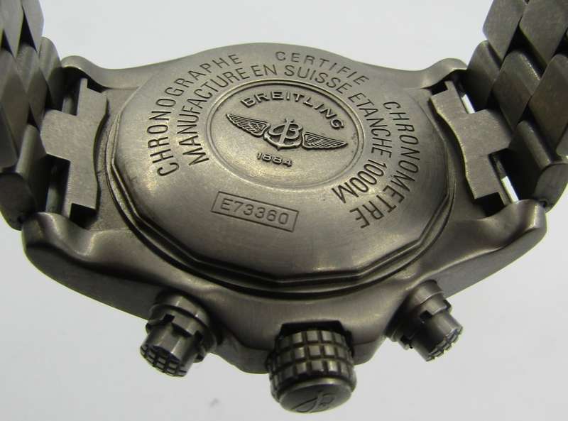 RESERVED FOR JCBRAND Breitling  Avenger Chronograph Titanium-E73360 Circa 2005