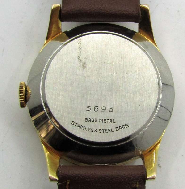1950s NISUS Triple Calendar Automatic Day-Date Moon Phase Wrist Watch