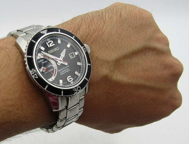 Seiko Kinetic Sportura Direct Drive ref:5D22-OAEO