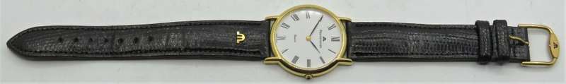 Maurice Lacroix gold plated Mens Dress Watch  with original box and papers