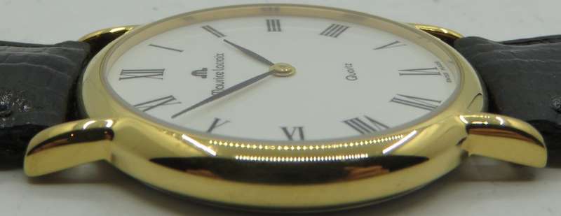 Maurice Lacroix gold plated Mens Dress Watch  with original box and papers
