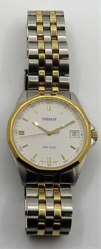 Tissot PR100  Gold and Stainless Steel  two-tone