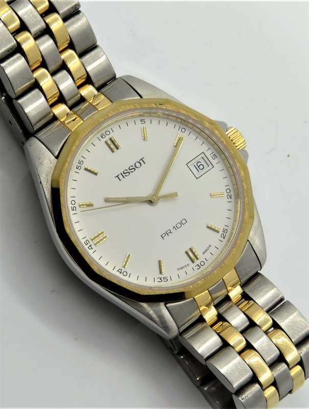 Tissot PR100  Gold and Stainless Steel  two-tone