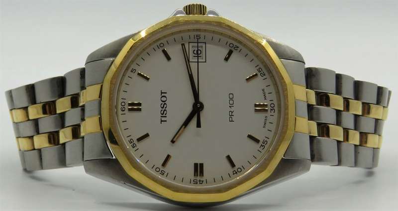 Tissot PR100  Gold and Stainless Steel  two-tone