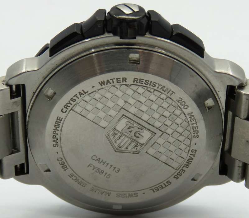 Tag Heuer Formula 1 Professional 200m Chronograph Orange Dial 41mm Ref:CAH 1113