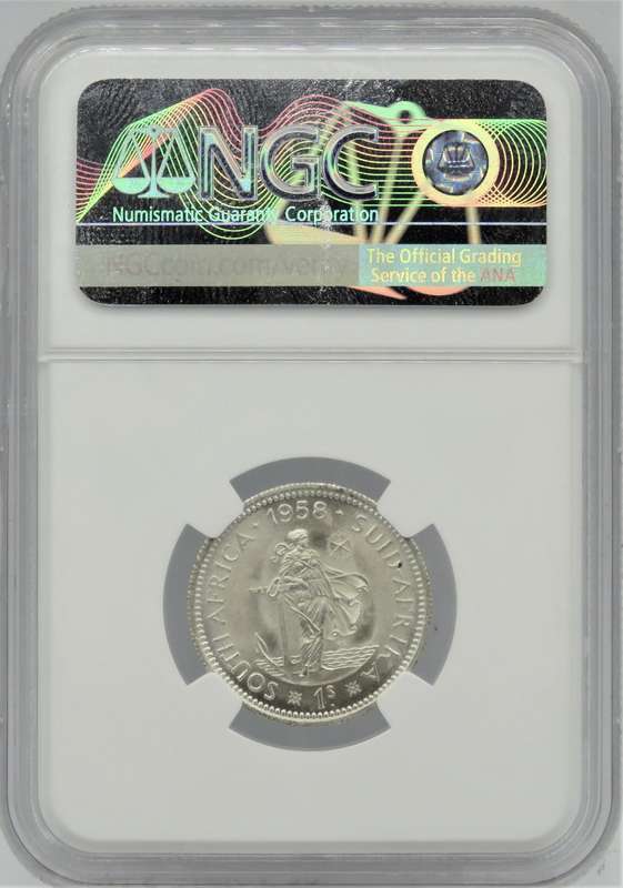 1958  Shilling NGC Graded MS66-FINEST KNOWN