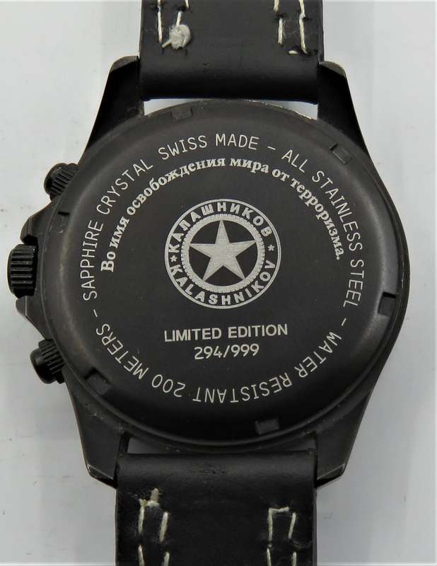 Kalashnikov AK-1000 Limited Edition Chronograph no:294/999