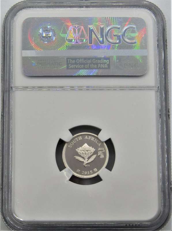 2015 Silver 2.5 Cents TRAINS OF SOUTH AFRICA STEAM CLASS 19D JOHANNEBURG COIN SHOW  PF69 ULTRA CAMEO