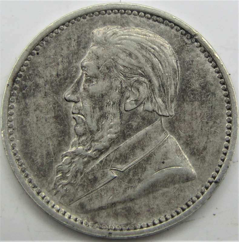 1892 ZAR 3 pence-LOW MINTAGE 24000