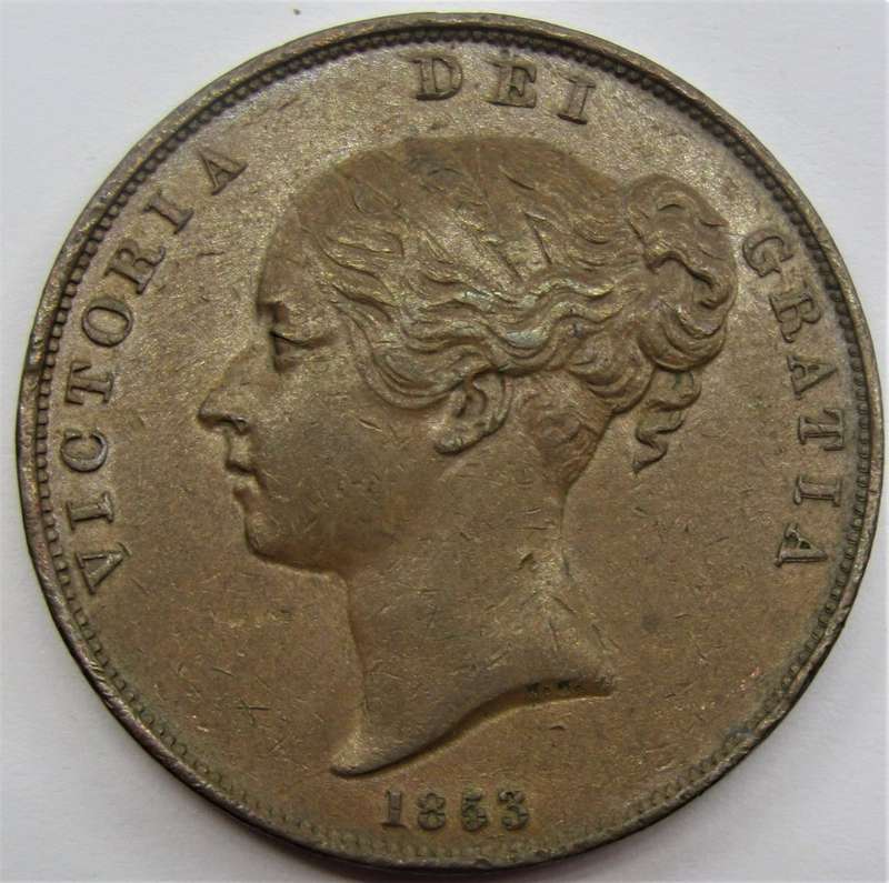 1853 Great Britain Penny